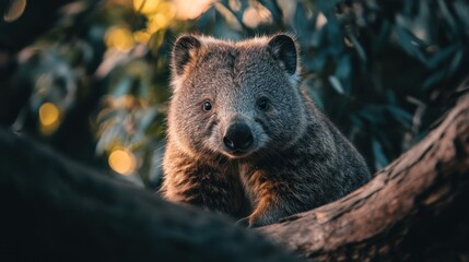 Cute Koala Bear in the Forest