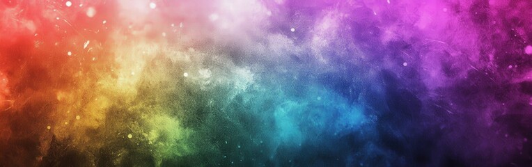 Fototapeta premium Vibrant abstract watercolor art with rainbow colors and textures