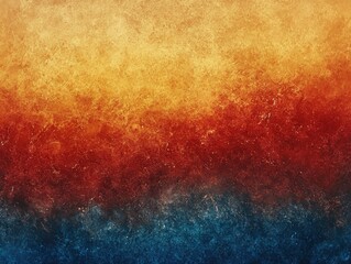 Obraz premium Abstract gradient landscape with warm and cool colors at sunset