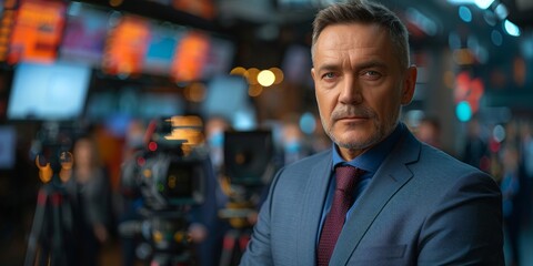 Obraz premium Portrait of a Confident Businessman