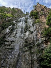 Cascada natural en Jalisco, México