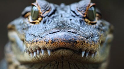 Obraz premium Close-Up of Alligator's Face