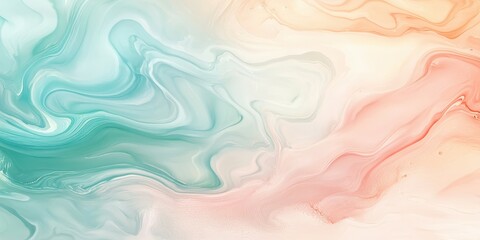Fototapeta premium Abstract watercolor pattern in soft pastel colors