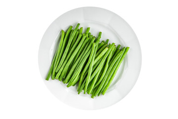 green beans vegetable fresh string bean fresh meal food snack on the table copy space food background rustic top view 