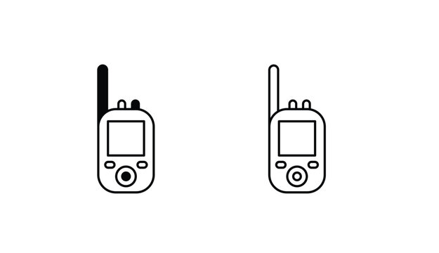 woki toki icon design with white background stock illustration