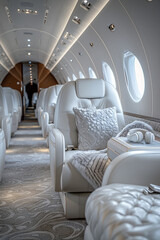 Private Jet Interior