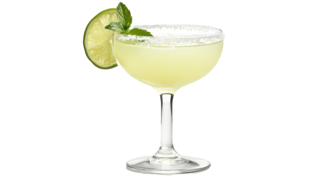 Margarita isolated on a transparent background