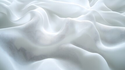 Fototapeta premium White Cotton Fabric, Photo Realistic, Abstract Image, Texture, Pattern Background, Wallpaper, Smartphone Cover and Screen, Cell Phone, Computer, Laptop, 9:16 and 16:9 Format