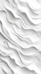 Obraz premium White Thick Oil Paint Painting, Abstract Image, Texture, Pattern Background, Wallpaper, Cover and Screen of Smartphone, Cell Phone, Computer, Laptop, 9:16 and 16:9 Format