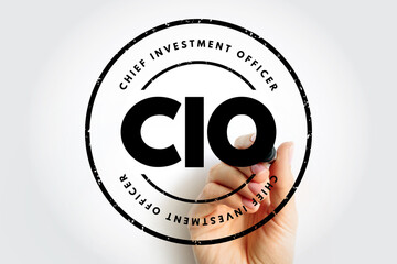 CIO Chief Investment Officer - job title for the board level head of investments within an...