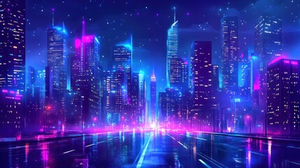 Neon Cityscape