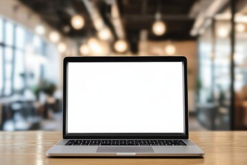 Modern Workspace with Laptop