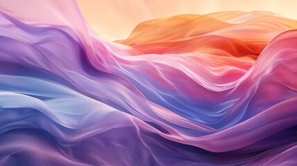 Obraz premium Abstract Wavy Colorful Background