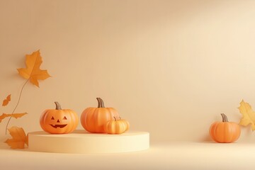 Autumn Pumpkin Display