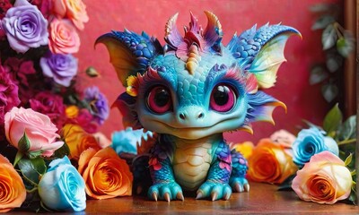 Adorable Baby Dragon