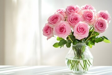 Beautiful pink roses