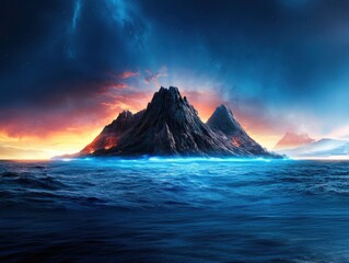 Volcanic Isles at Twilight