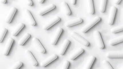 White Cones, Bars, Tubes, Vases, on White Background, Abstract Image, Texture, Pattern, Wallpaper, Cover and Screen of Smartphone, Cell Phone, Computer, Laptop, 9:16 and 16:9 Format