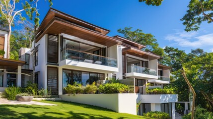 Modern Villa with Lush Greenery