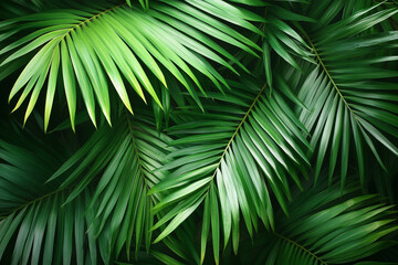 palm tree leaves