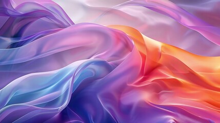 Obraz premium Abstract Colorful Fabric Swirls