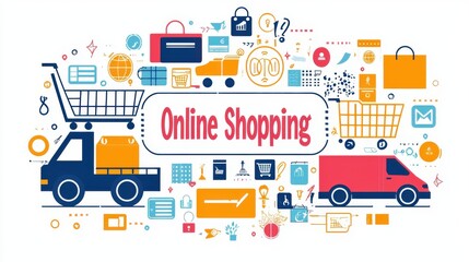 Fototapeta premium A sleek, modern illustration featuring the phrase 