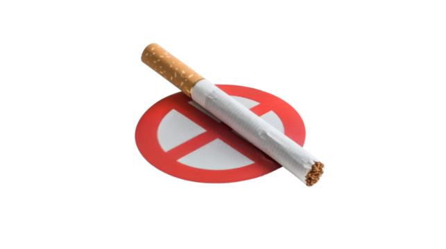 No Smoking Sign with Cigarette.