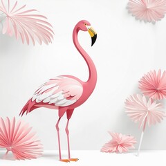 Naklejka premium Juvenile Bird Isolated on white Background