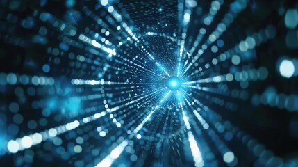 Abstract Tunnel of Light