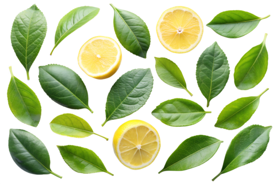 lemon isolated on white on transparent background png