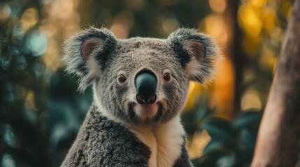 Close-up Portrait of a Koala