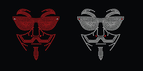 Rhinestone vector symbol Design.