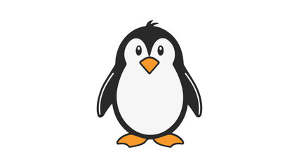 Fototapeta premium penguin on a white background