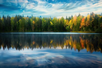 sun rays in the forest, Sunbeams pierce through dense foliage, spotlighting the stoic beauty of an age-old tree. Beautiful simple AI generated image
