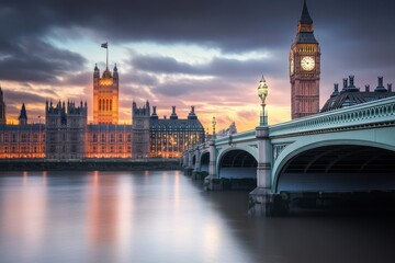 Naklejka premium London at Dusk