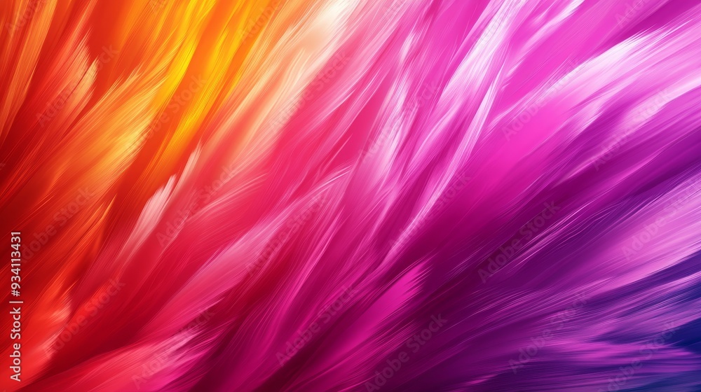 Poster abstract colorful feather texture background - a vibrant abstract background featuring a gradient of