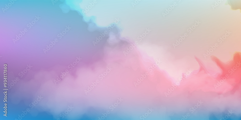 Canvas Prints pink grainy gradient background illustration.