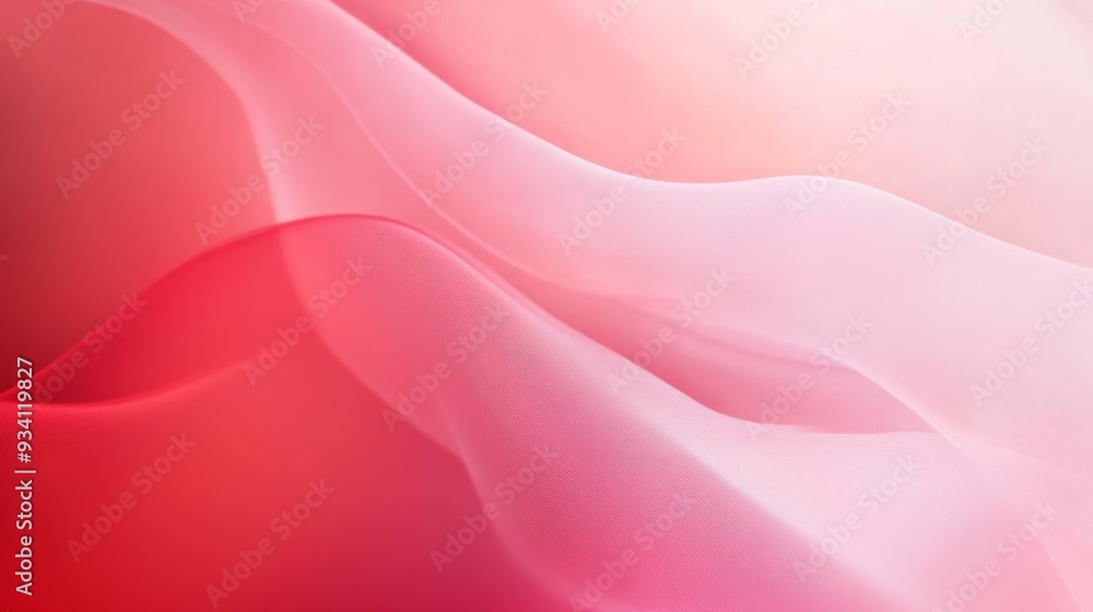 Poster Smooth gradient background transitioning from light pink to deep red with subtle variations in tone, creating a soft, modern look.