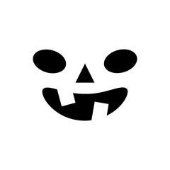 Halloween Monster Face Solid Icon