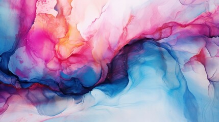 Ink, paint, abstract. Closeup of the painting. Colorful abstract painting background. Highly-textured oil paint. High quality details. Alcohol ink modern abstract painting, modern contemporary art, ai