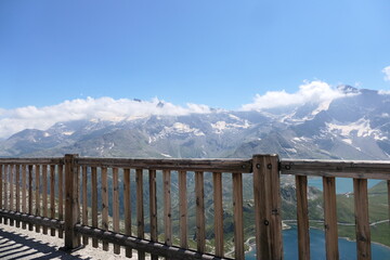 fence in the mountains