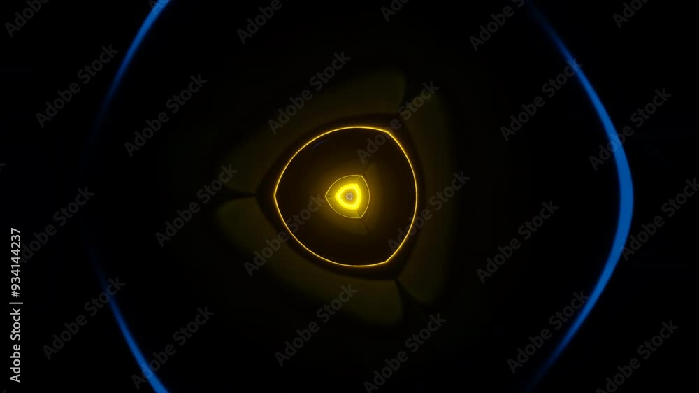 Poster a rhythmic disco loop with flashing neon lights in a vibrant and seamless vj pattern.