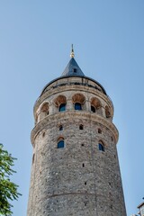 The tower Galata in Istanbul city