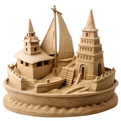 boats made by sand