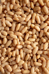 Canned White Cannellini Beans, top view.