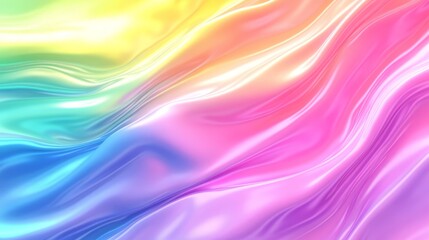 Obraz premium Abstract Gradient Waves, Digital Art, Abstract Background, Colorful, Smooth , Abstract, Gradient