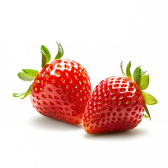 A vibrant and juicy strawberry, bursting with freshness and natural sweetness.