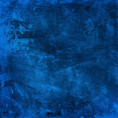 Grunge blue background with space for text