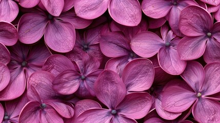 Purple lilac flowers