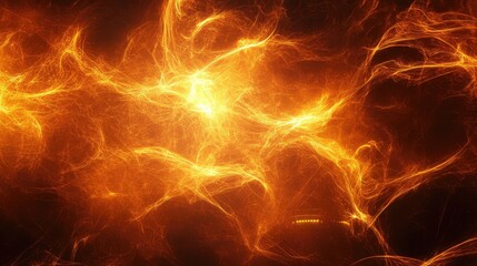 Ethereal glowing ember with translucent properties, featuring illuminated battery lines at the center of the image.